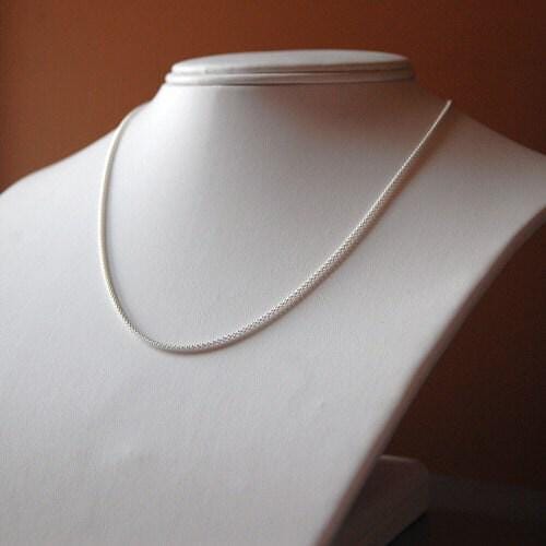 925 Sterling Silver Chain necklace, 1.8mm Italian made finished chain, 16 inch, 18 inch, OR 20 inch