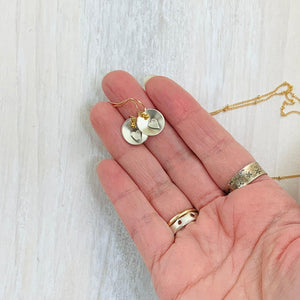 Gold filled Heart earrings