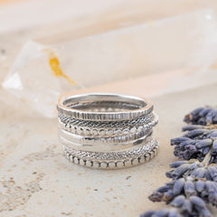 Silver-stacking-ring-set-thin-