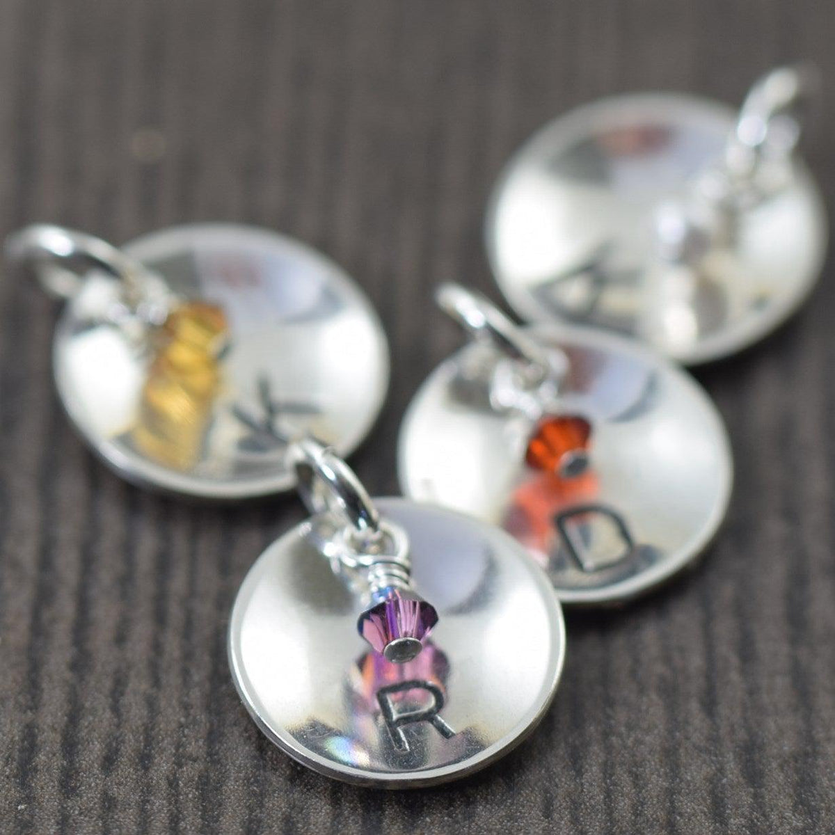 Personalized Initial Charms in sterling silver